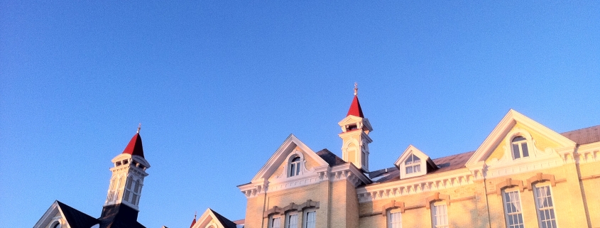 Sunrise on the Spires at The Village at Grand Traverse Commons