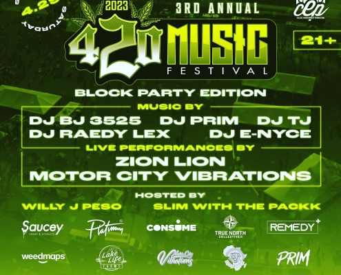 420 Music Festival Detroit Block Party 2023