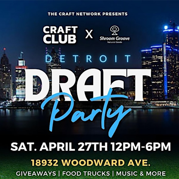 Craft Club Detroit Draft Party with Shroom Groove