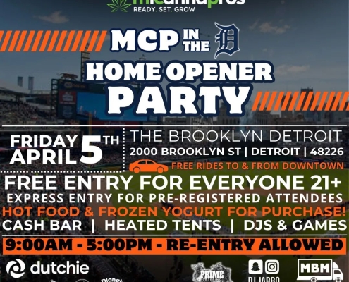 MCP in the D home opener party