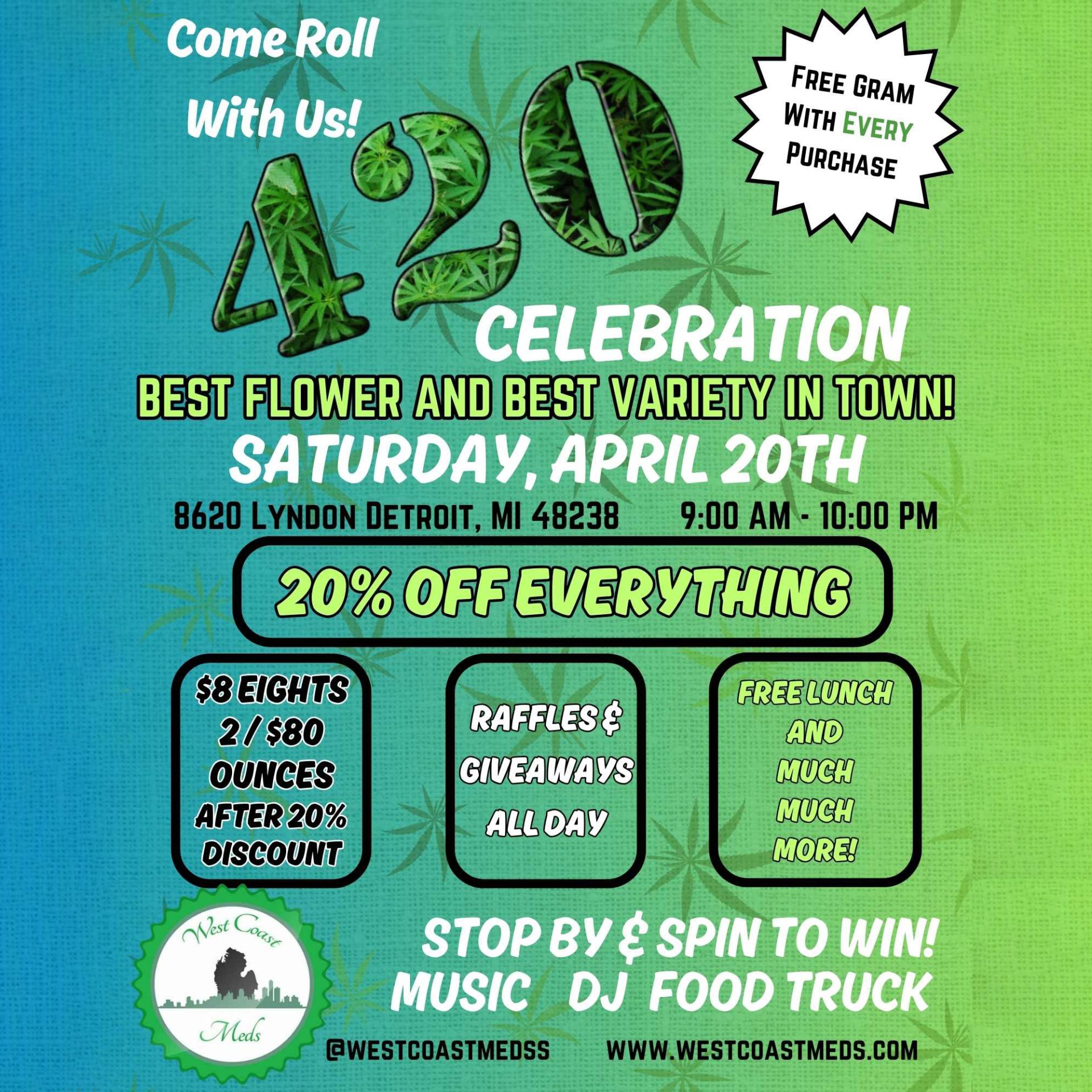 West Coast Meds 420 Celebration